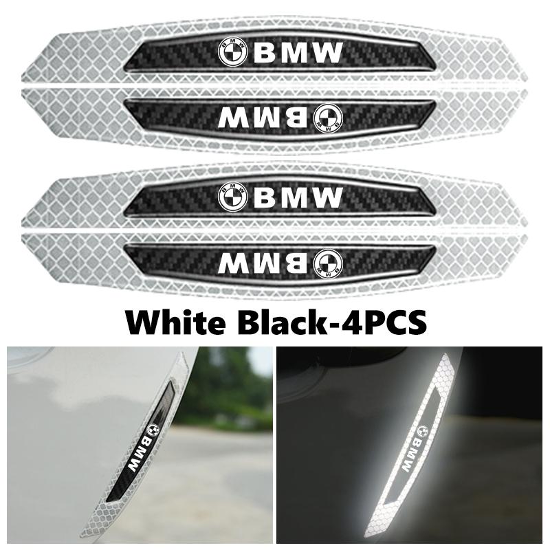 4pcs Car Door Handle Bowl Protective Film Reflective Sticker For BMW Performance X1 M3 M6 F01 F02 E34 E36 E60 F10 F20 X6