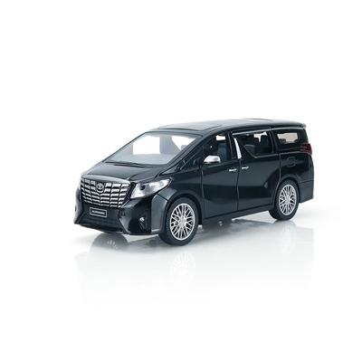1/29 Model elektrického auta Toyota Alphard Boy Collection Pull Back Extended Alloy Cars Pánský suvenýr dárek k narozeninám pro děti