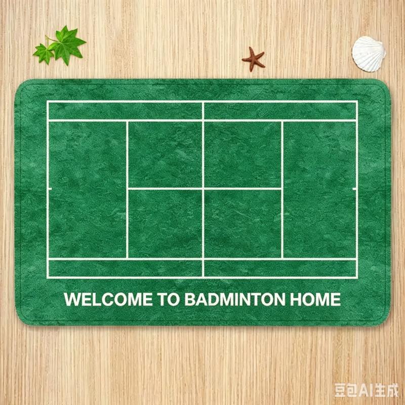 Newest Floor Mat Orange Tennis Court Print Welcome To Tennis Home Doormat Sports Entry Floor Mat