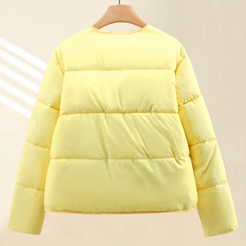 Fashion Winter Short Coat Female Warm Parkas Single Breasted Thick Loose Women Jackets