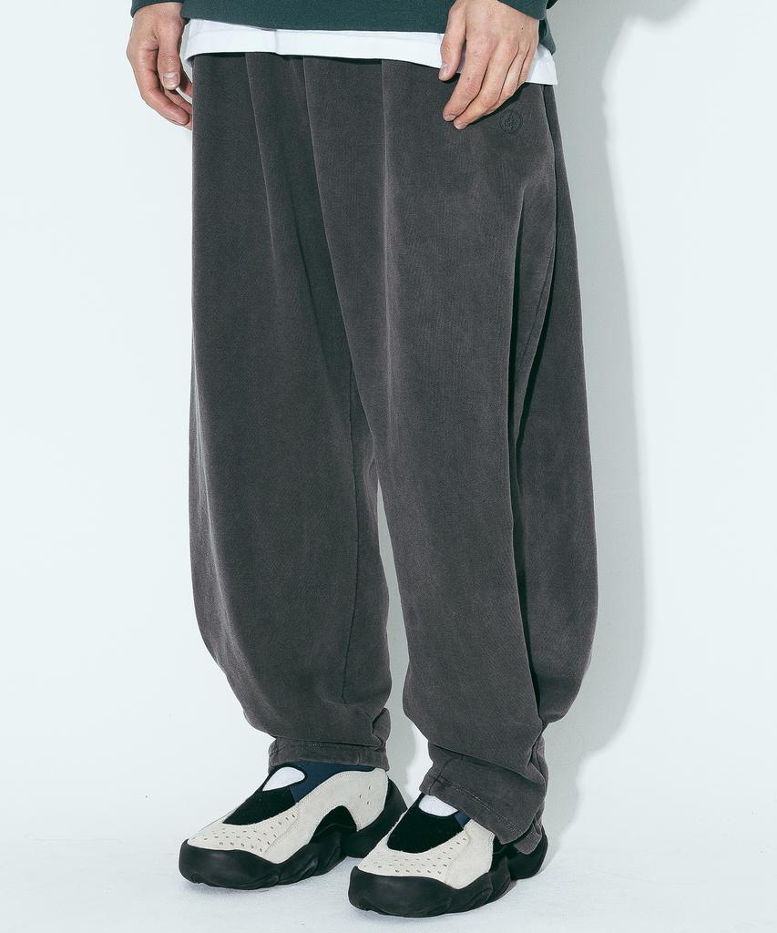 AGENT PEEK Agp Pigment Sweat Wide Pants Charcoal