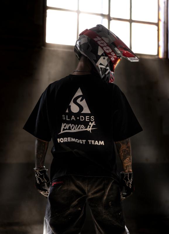 SLDS Probeit Hook-And-Sleeve T-Shirt (Black)