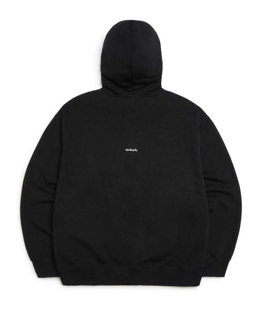 Mark Gonzales Small Box Logo Zip-Up Hoodie - Black