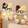 Pudding Calico Cat Doll Plush Toy Cute Kitten Doll Palm Treasure Ornament Children's Day Gift