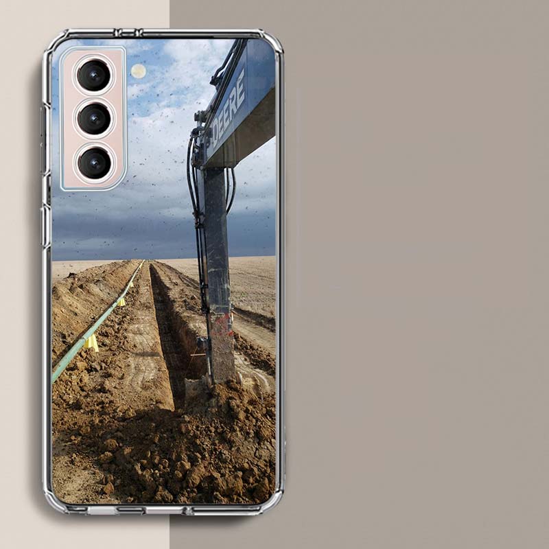 

Construction Machinery Excavator Phone Case For Samsung Galaxy S25 Edge S24 S23 FE S21 S20 S10 Plus S22 S26 Ultra Cover Clear Ca Samsung S24 Plus