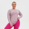 Women's Quick-Dry Long Sleeve Yoga & Running T-Shirt: Slimming, Breathable, Hip-Covering, New Style, Beautiful Back Design.