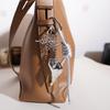 Elegant Phone Charm Bows Bag Pendant for Backpack Purseand Handbag Wallet Stylish Heart Keychain Accessory for Women