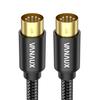 VANAUX MIDI Cable, 5-Pin Keyboard Cord, DIN Male To Male, for Connecting Synthesizers, Electronic Drums, Digital Pianos, MIDI Keyboards, and More (1m)