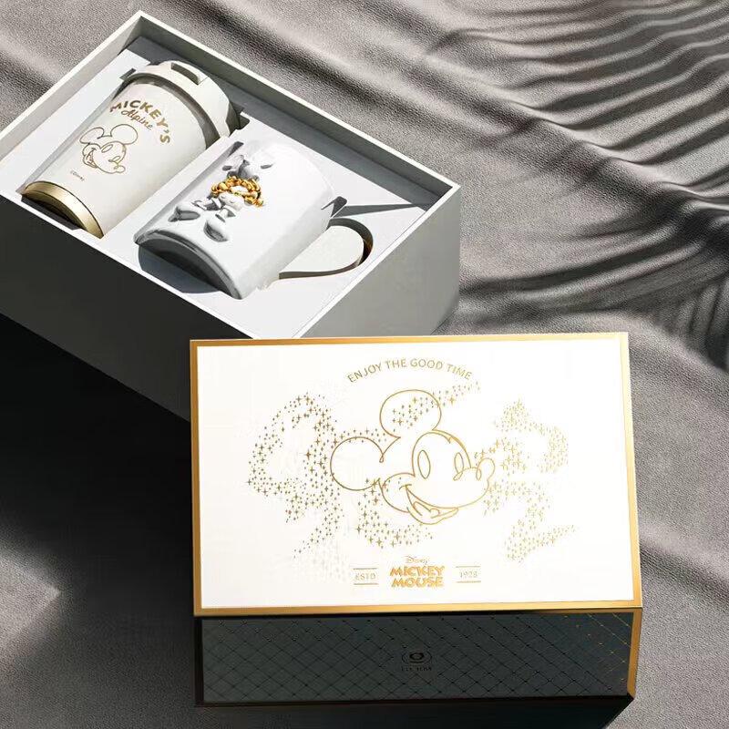 Gemi Mickey Mouse Sparkling Gold Thermal Cup Gift Set