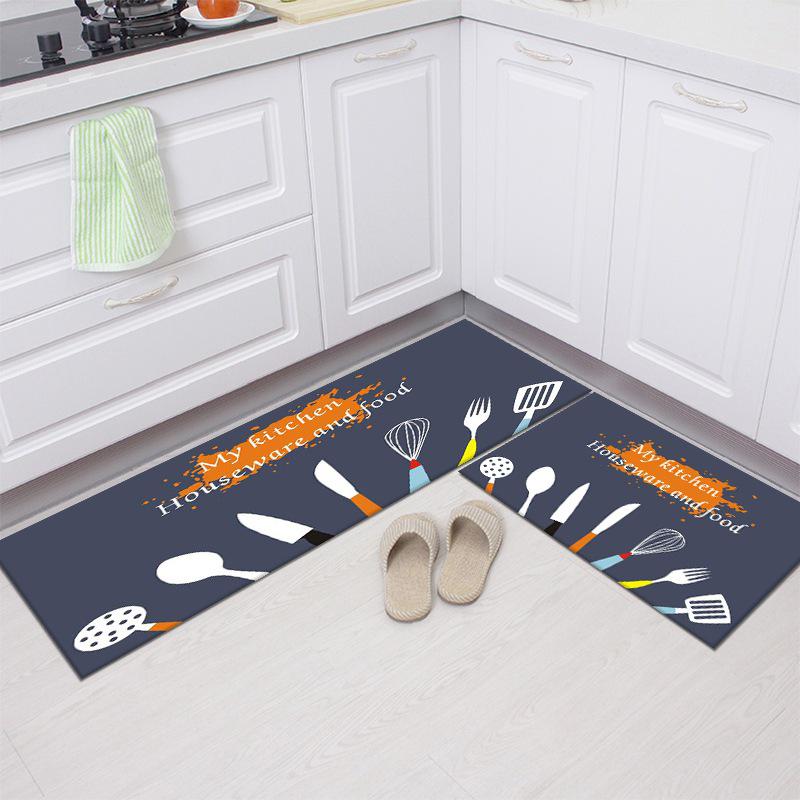 Absorbent Non-Slip Kitchen & Bathroom Floor Mat - Long Strip for Entrance, Bedroom, or Home Use