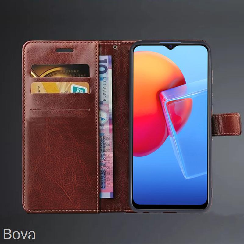 Case Vivo Y31 2021 Card Holder Cover Case for Vivo Y31 2021 Pu Leather Flip Cover Retro Wallet Phone Bag Fitted Case Business