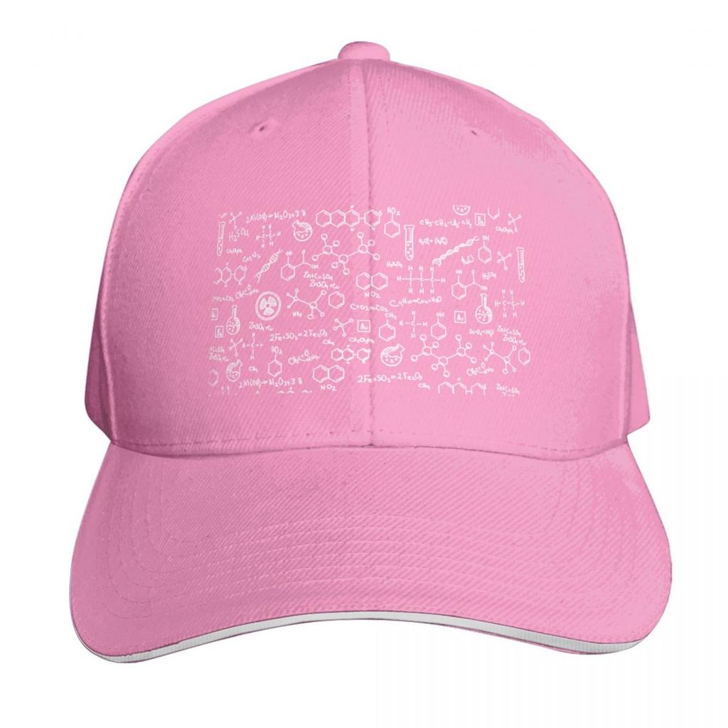 Science Chemistry Pattern Baseball Cap Black Hat Unisex Military Tactical Cap Vintage For Women Unisexs