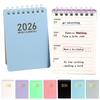 2026 Day Planner A7 Pocket Size Coil Notebook for Law Nursing Sketching