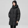 Cotton clothes women's winter new hooded removable medium and long cotton clothes Harajuku women's warm jacket