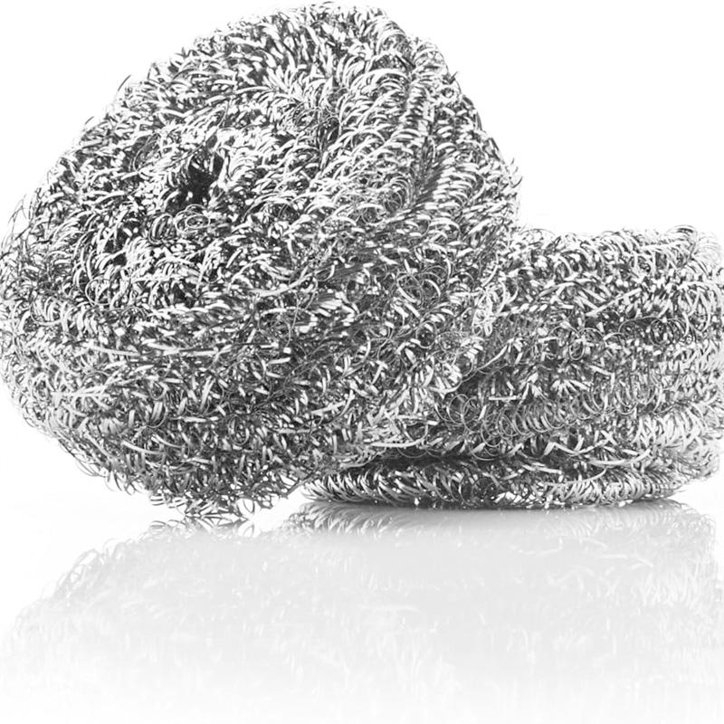 20pcs Grade 410 Stainless Steel Scourers, Kitchen Cleaning Scrubbers for Sinks/Utensils/Oil United States
