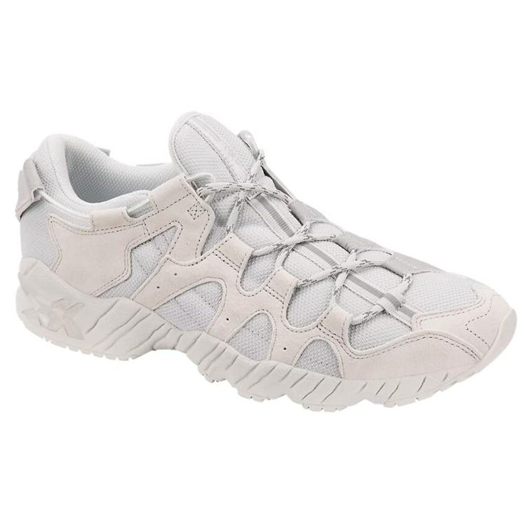 Asics Gel-Mai Retro Versatile Leather Fabric Durable Breathable Low-Top Running Shoes Unisex sneakers Off-White Gray 1191A172-020