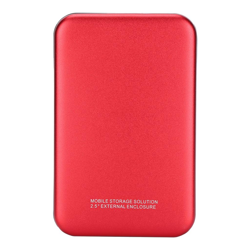 Hard Drive Enclosure Portable 2.5in SATA to USB 3.0 Hard Disk Box with Data Cable Storage Bag for Laptop Desktop (Not