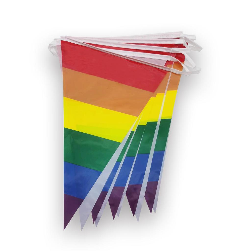 Rainbow Pennant String for Kindergarten, Birthday & Juneteenth Decorations