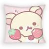 Cute Cartoon Rilakkuma Kawaii Bear Pillow Case Sofa Living Room Bedroom Headboard Backrest Cushion Square Cushion Nap Time
