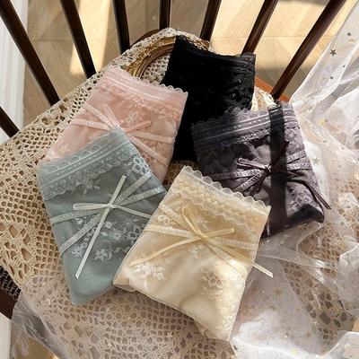 Women's Lace Tummy Control Panties - Soft, Lightweight, Breathable with Cotton Crotch