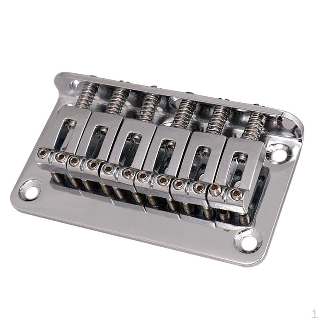 Bass Bridge Black Saddles 78 Mm With 5 Screws & 1 Wrench