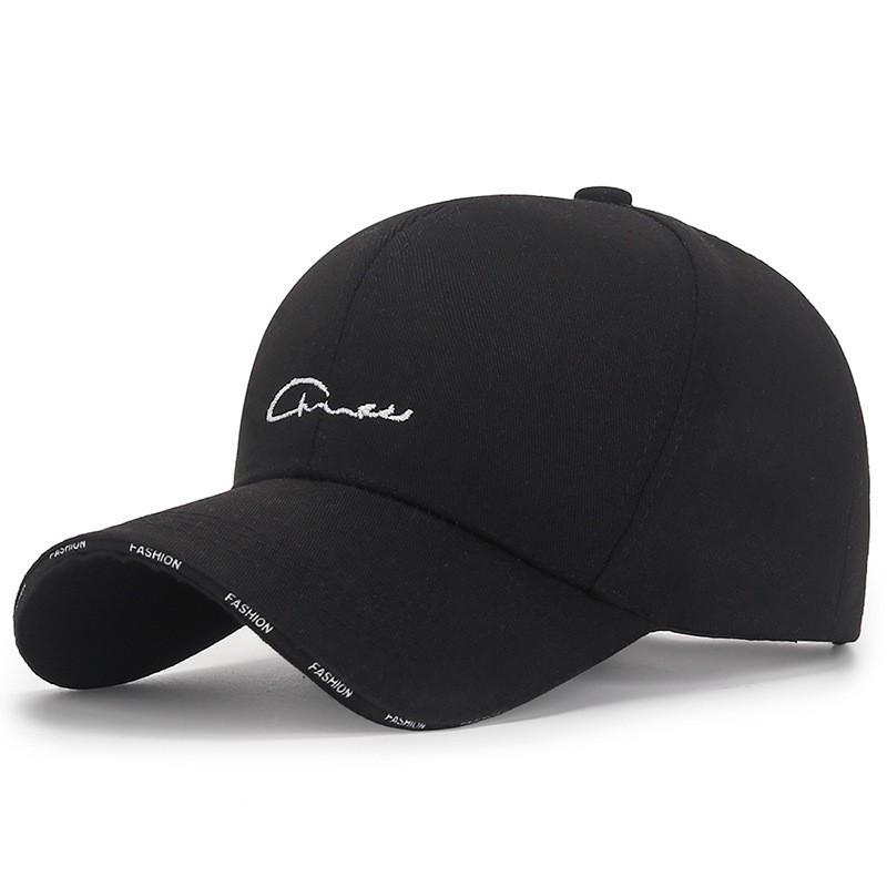 Korean-Style Trendy Unisex Sunshade Baseball Cap – Embroidered, Duckbill Design for Casual and Outdoor Wear.