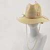 LOVE chain straw hat high-end men and women summer outdoor vacation beach sun hat Panama straw hat