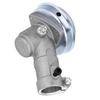 Silver Brush Cutter Gearbox Metal Gear Head Assembly Durable Replacement Gearbox