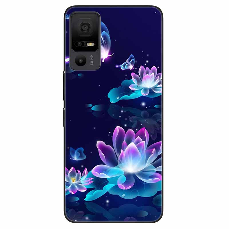 Phone Case for TCL 40 NXTpaper 5G Covers Black Bumper Silicone Soft Shell for TCL 40 NxtPaper 5G TPU Coques Lovely Marble Fundas