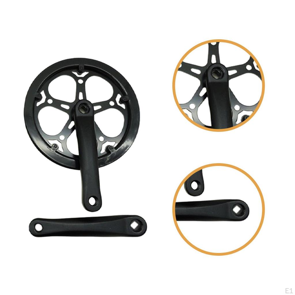 Kurbelsatz City Faltrad Kurbelsatz, Kurbelarmset mit Einzelkettenblatt