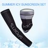 Summer Sunscreen Ice Sleeve Stretch Thin Breathable Arm Cover for Outdoor Sports Cycling Driving Fishing Men Women
