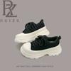8 Heightened Thick-soled Muffin Shoes for Women's Spring New Matte Fashion Casual Sports Versatile