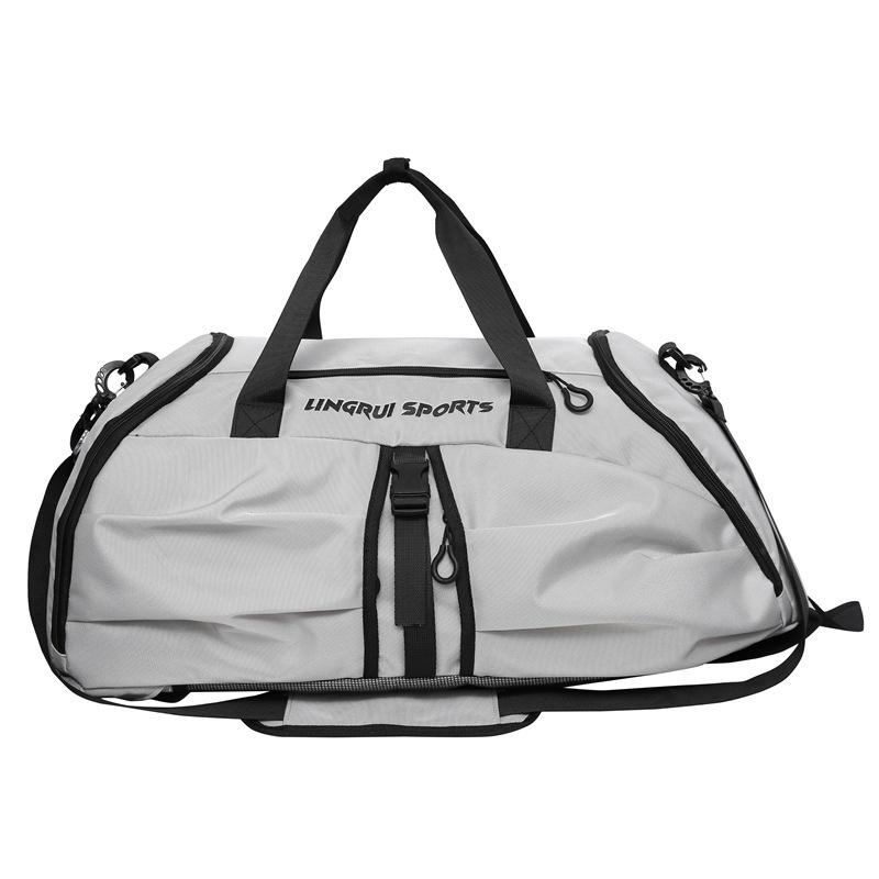 Schoolbag Fitness bag Men's wet and dry separation Sports training Handbag Large capacity short trip bag Women's fashion luggage