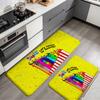 Numberblocks Flannel Kitchen Mat Christmas Soft Area Rug Non Slip Floor Carpet Home Decoration