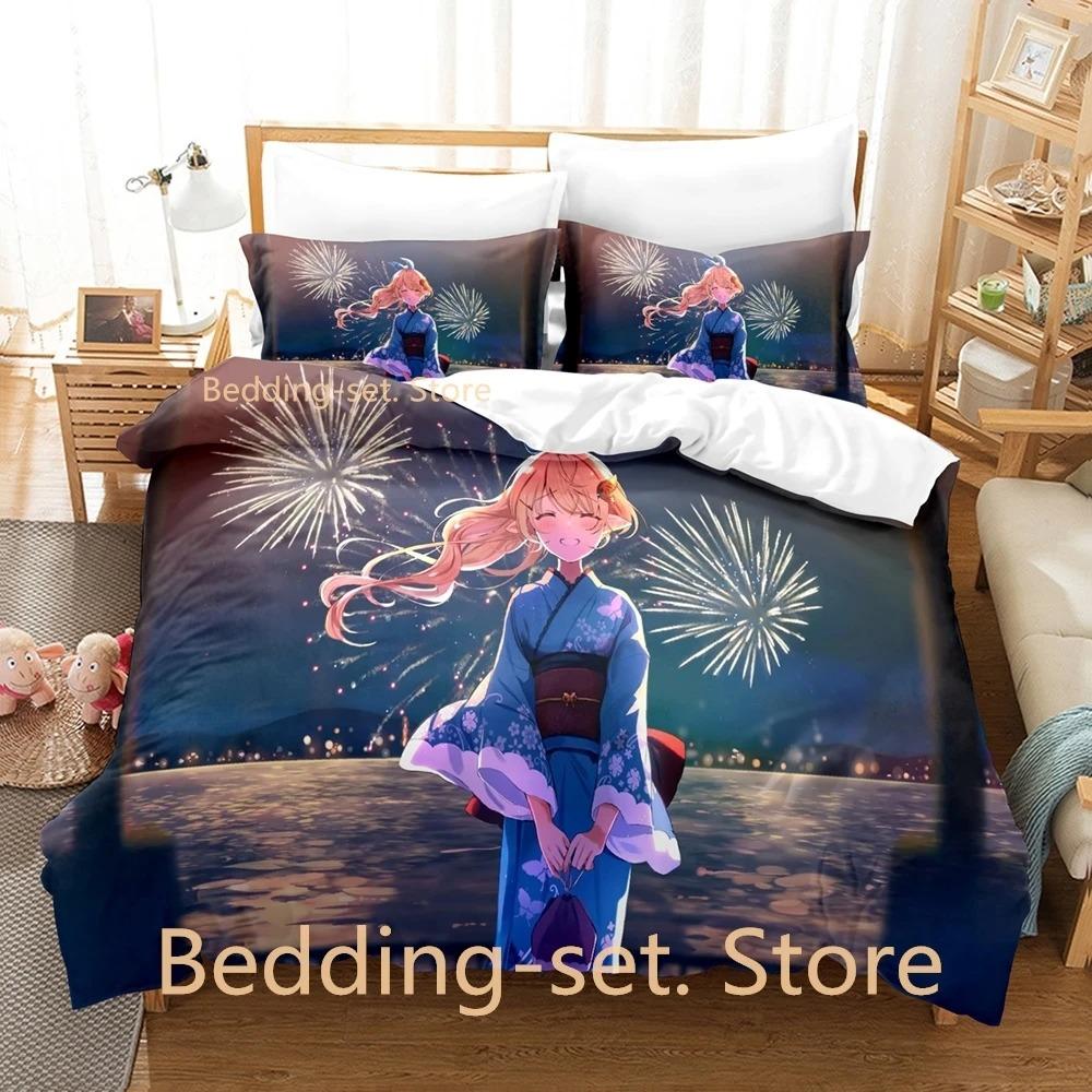 

Комплект постельного белья Pomu Rainpuff Односпальный Полуторный Двуспальный Кинг-сайз Комплект для кровати Взрослый Детский Спальня Пододеяльники Комплекты Принт Аниме Комплект простыней 70x133cm 2pcs