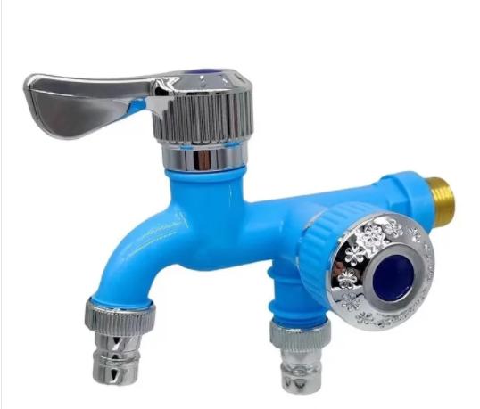 Washer Faucets 1/2" Male Wall Mounted Garden Balcony Water Tap Plastic Water Hose Quick Connector Single Cooled Faucet
