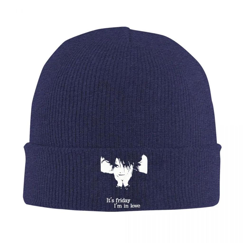 Robert Smith Mützen Druck Coole Kappen Herren Damen Hippie Beanies Winter Grafik Warme Mütze