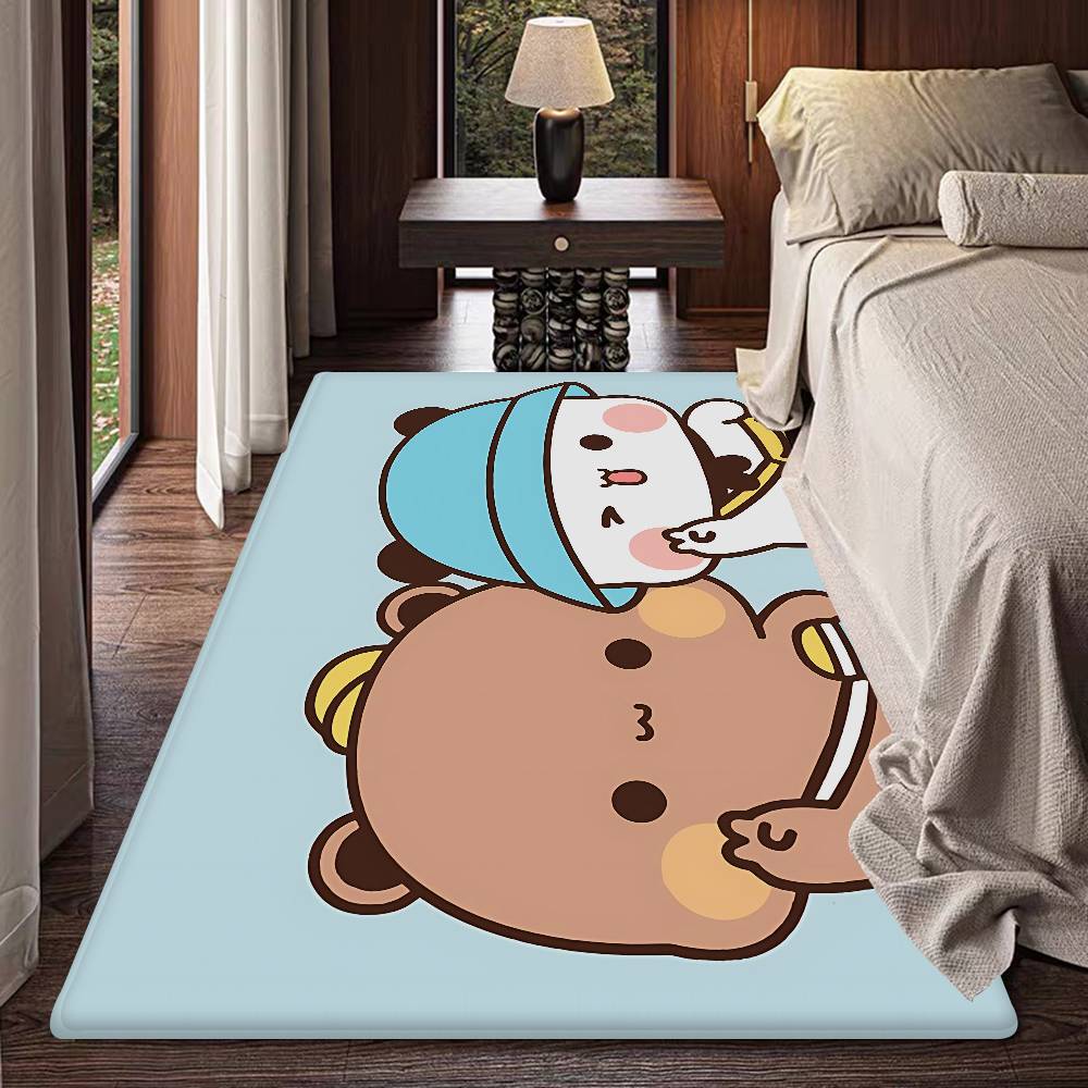 Bubu And Dudu Cute Cartoon Floor Mat Kids Room Bedroom Decoration Balcony Anti-Slip Doormat Living Room Welcome Rug