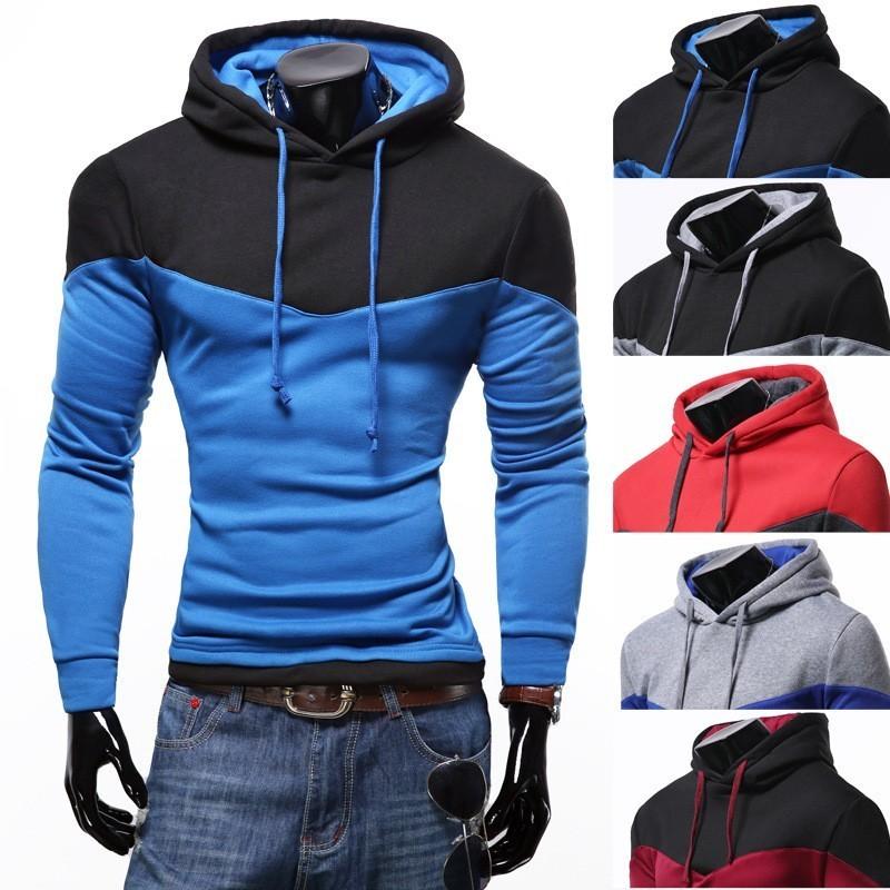 Coat Mens Jacket Outwear Sweater Winter Slim Fit Hoodie Warm Hooded Sweatshirt