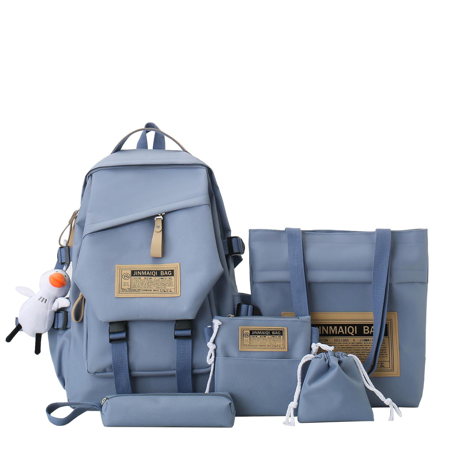 

Школьный рюкзак, мужской и женский, для учащихся средней школы, старшей школы, студентов колледжа, модный и простой, повседневный рюкзак большой вместимости