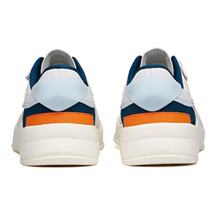 Anta Comfortable Simple Non-Slip Wear-Resistant Low-Top Skate Shoes Men Sneakers Ivory-White Sand-Gray 912138823-3