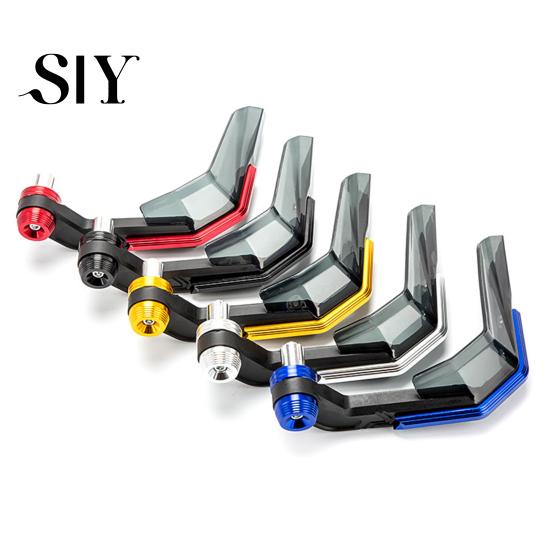 Windproof Motorcycle Hand Guard 1 Pair with Windshield CNC Aluminum Universal 22MM Handlebar Protector Motorbike Dirt Bike Scooter Modification