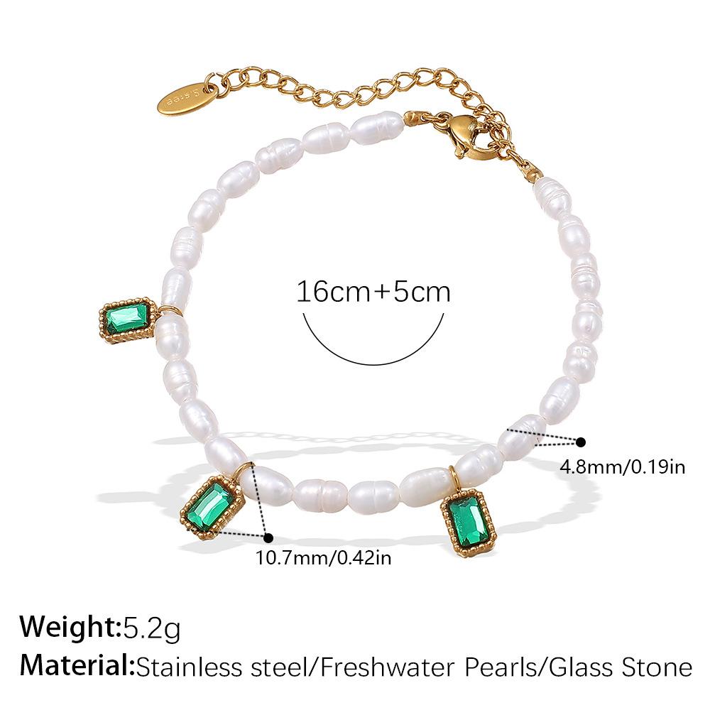 French Niche Fashion Freshwater Pearl Necklace Light Luxury High Sense Versatile Non-Fading Stainless Steel Women'S Jewelry