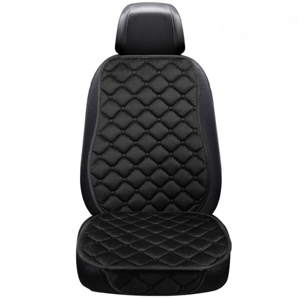 Solid Color Car Seat Covers Thick SUV Seat Mats Universal Seat Cushion