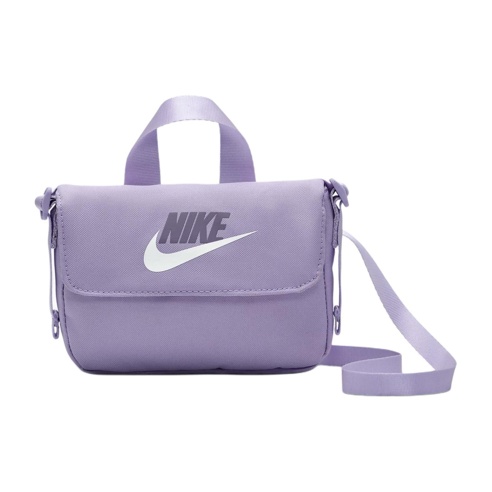 

New Nike Polyester Shoulder Bag, Crossbody Bag Women s Hydrangea & White FQ5815-515 18.0*5.1*15.0CM