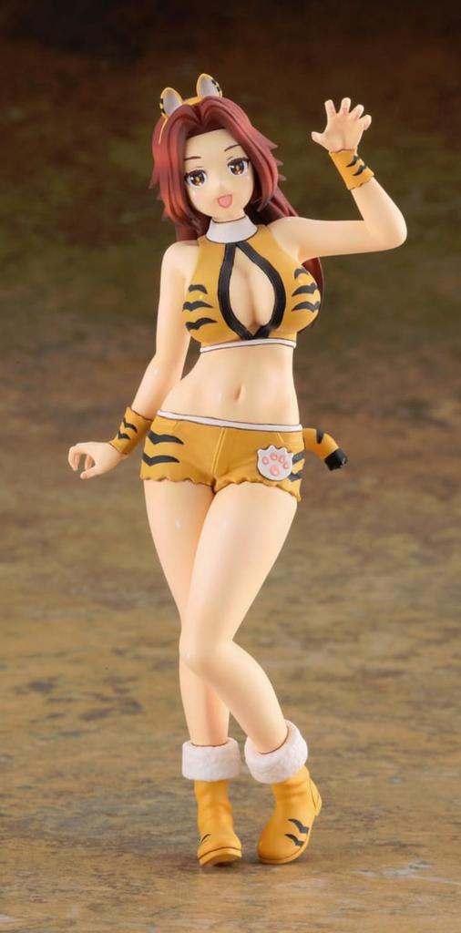 Hasegawa Egg Girls Collection 27 Shironagi Mikumo Unpainted Resin Kit SP522 1/12 No. (Tiger)