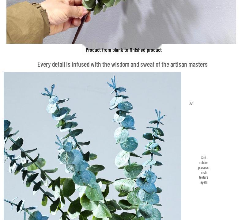 Artificial Eucalyptus Leaves for Floral Arrangements and Landscaping