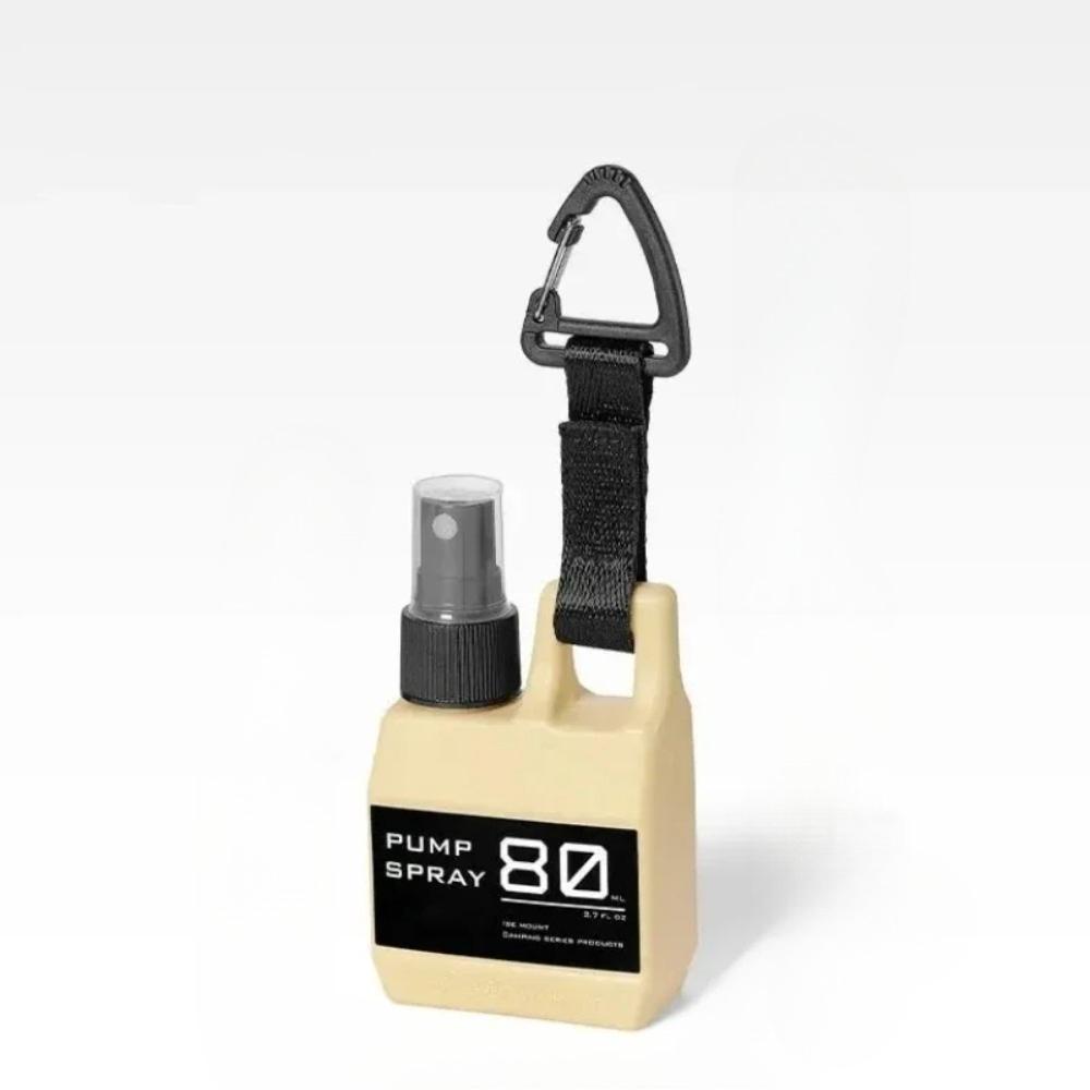 Refillable outdoor spray bottle with clip buckle for travel suit for alcohol perfume cosmetic liquid