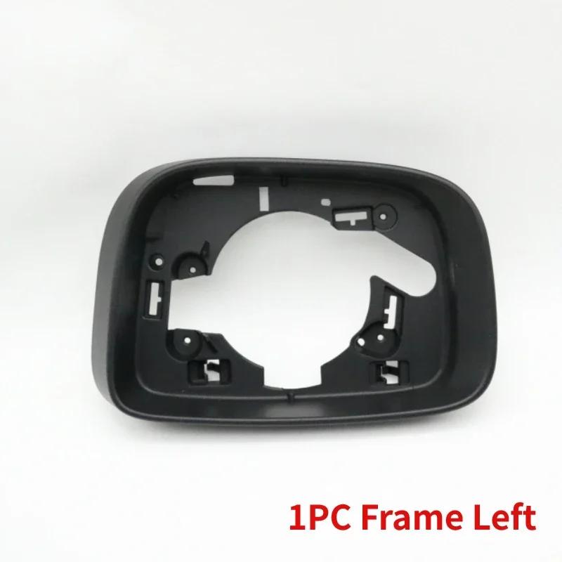 1 Pcs Car Wing Door Exterior Rearview Mirror Frame Heated Lens Side Cover Cap For Volvo XC60 2007-2013