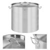 Gastronormkärl med lock, rostfritt stål, för induktionshäll, 21 L